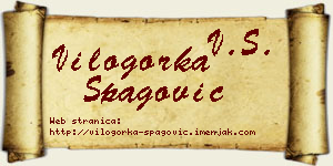 Vilogorka Špagović vizit kartica